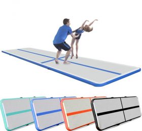 AT1-050 Bleu gonflable gymnastique coussin d'air plancher rouleau enfant coussin d'air gratuit avec une pompe