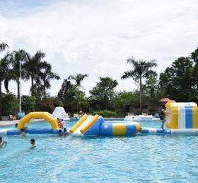 S41 Parc aquatique Jeux d'eau étanches à l'air flottant sur la mer gonflables grands enfants et adultes Trampoline aquatique