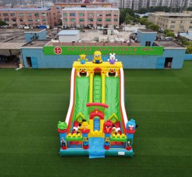 T6-435 Mini toboggan gonflable Angry Birds Castle