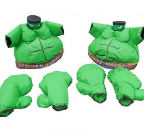 SS1-8 Adulte Green Warrior Super Héros Sumo Set