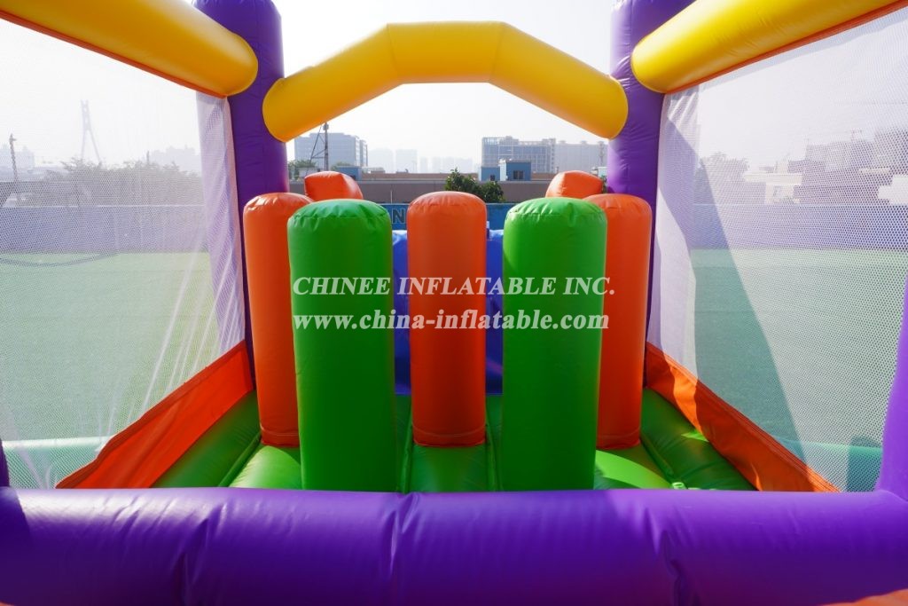 T2-3253 Inflatable Obstacle Course Bounce House Combo Small Playground For Kids