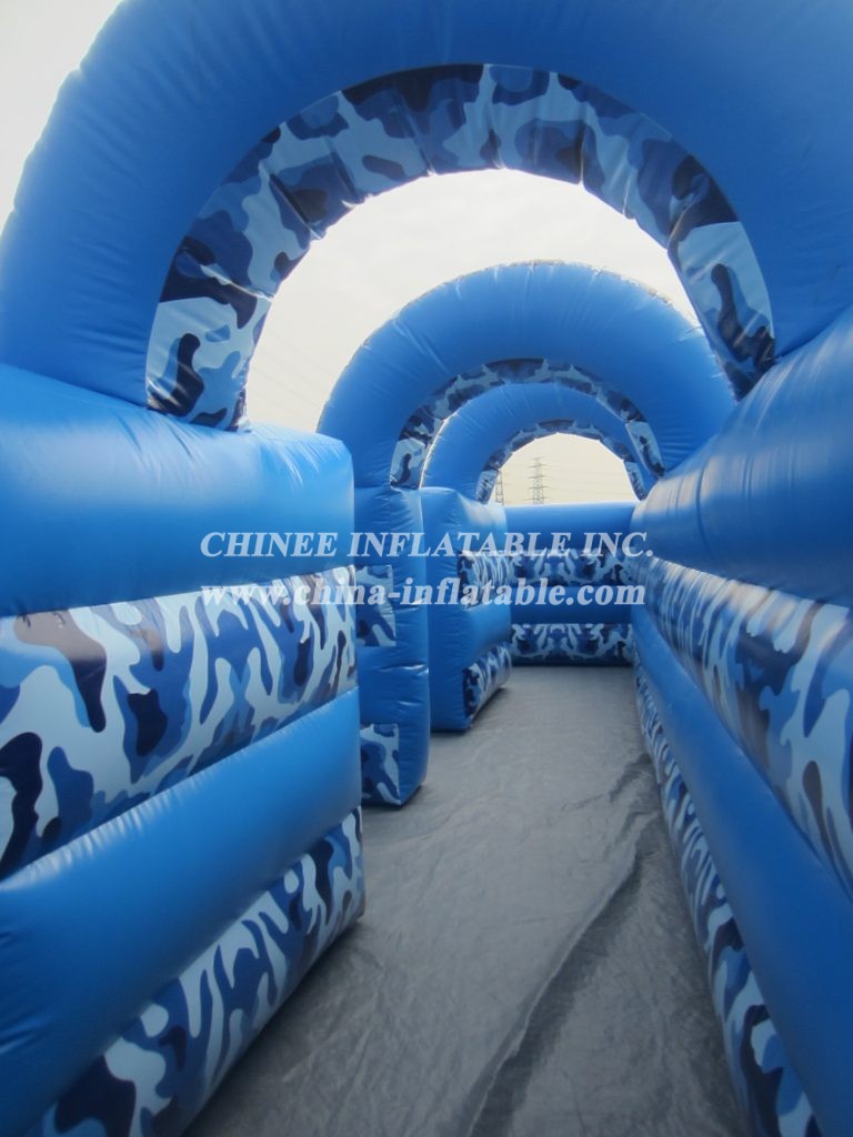 T11-1415 Blue Inflatable Maze