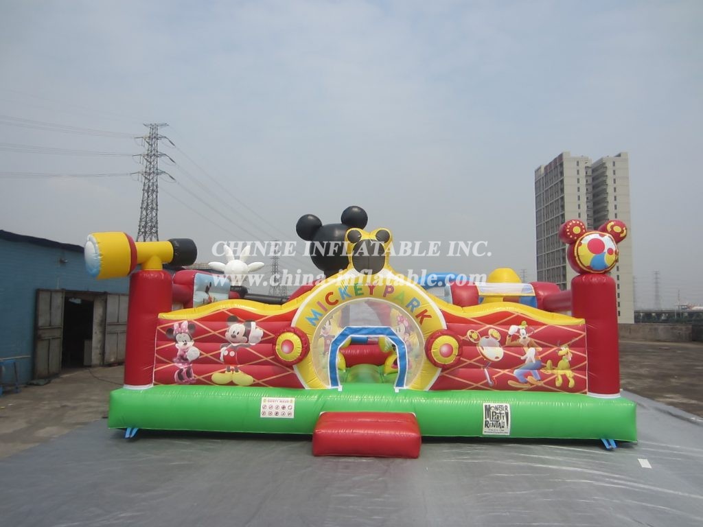 T6-433 Disney Mickey &Amp; Minnie Bouncy Castle