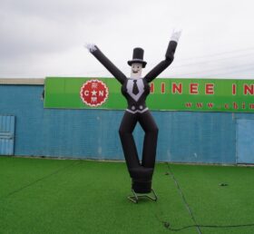 D2-116 Jambes gonflables air danseur tubulaire homme pour les activités de plein air