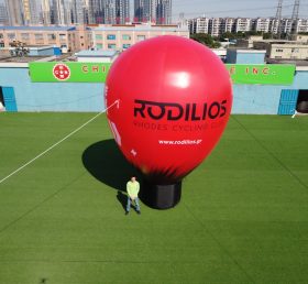 B3-24B Ballon rouge gonflable pour la publicité extérieure