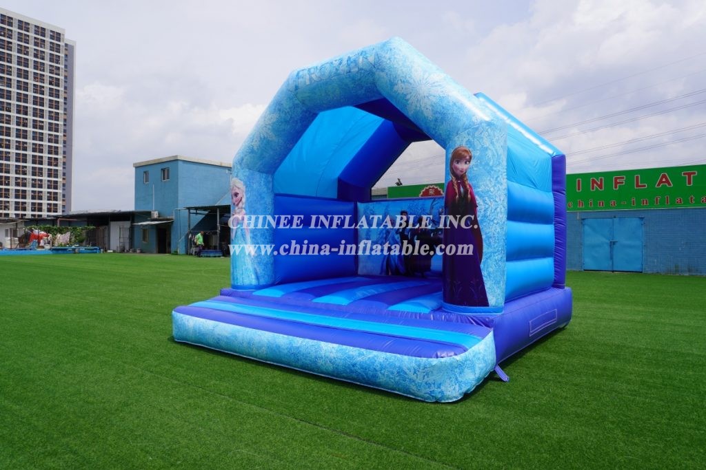 T2-3488B Disney Frozen Bouncy House Commercial Castle Jumper