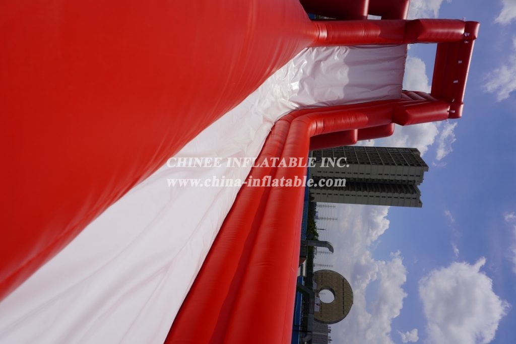 GS1-010 Inflatable Giant Water Slide With The Long Slideway