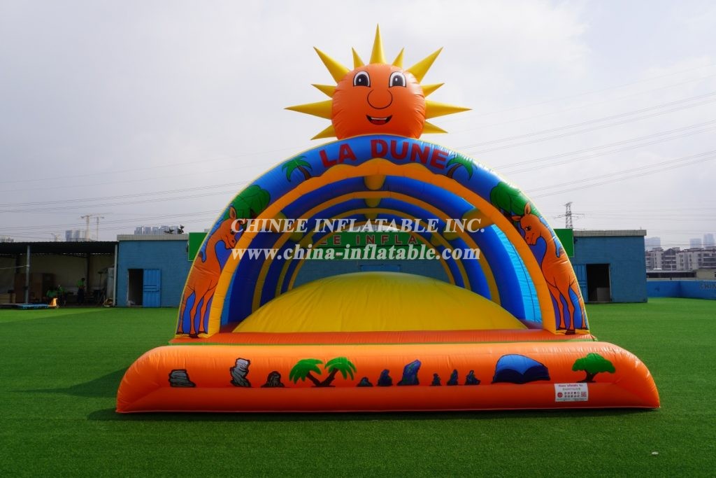 T11-1316 Air Mountain With Roof Inflatable Sport Game Kids Party Game