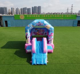 T2-2723B Château gonflable pour enfants My Pony avec Slide Combo gonflable commercial