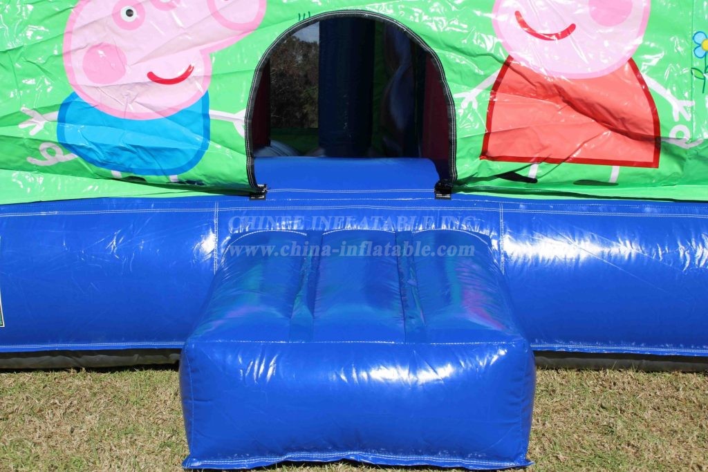 T2-4083 Peppa Pig & George Combo Jumping Castle