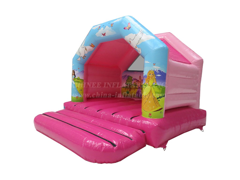 T2-4171 12X12Ft Princess Bounce House