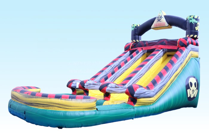 T8-4085 15Ft Dual Hazard Water Slide