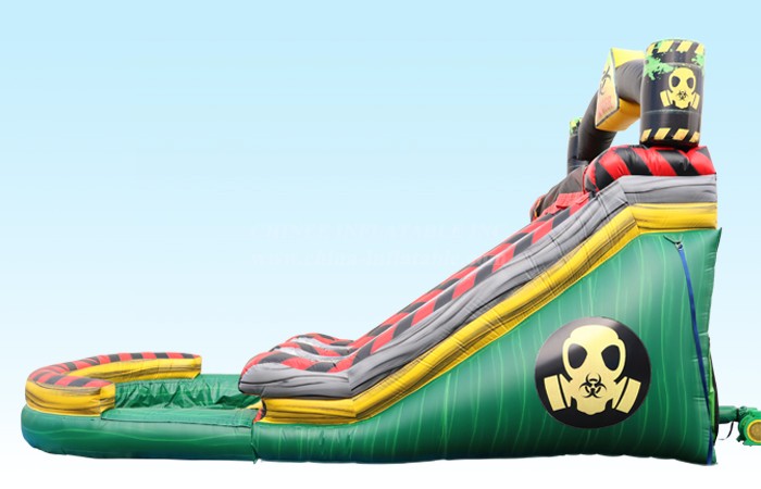 T8-4085 15Ft Dual Hazard Water Slide