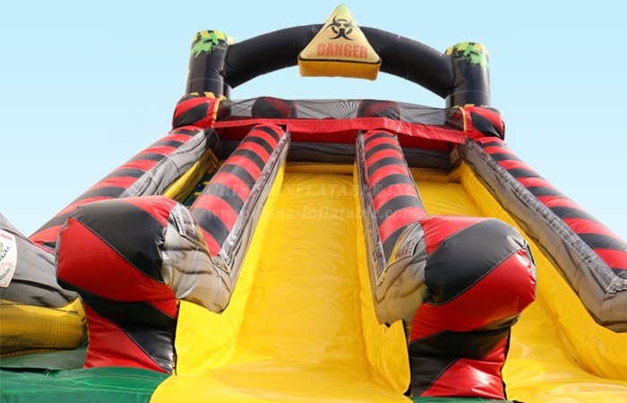 T8-4085 15Ft Dual Hazard Water Slide