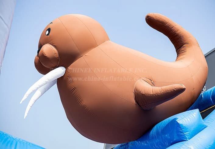 T6-808 Bounce World Frozen Bounce House