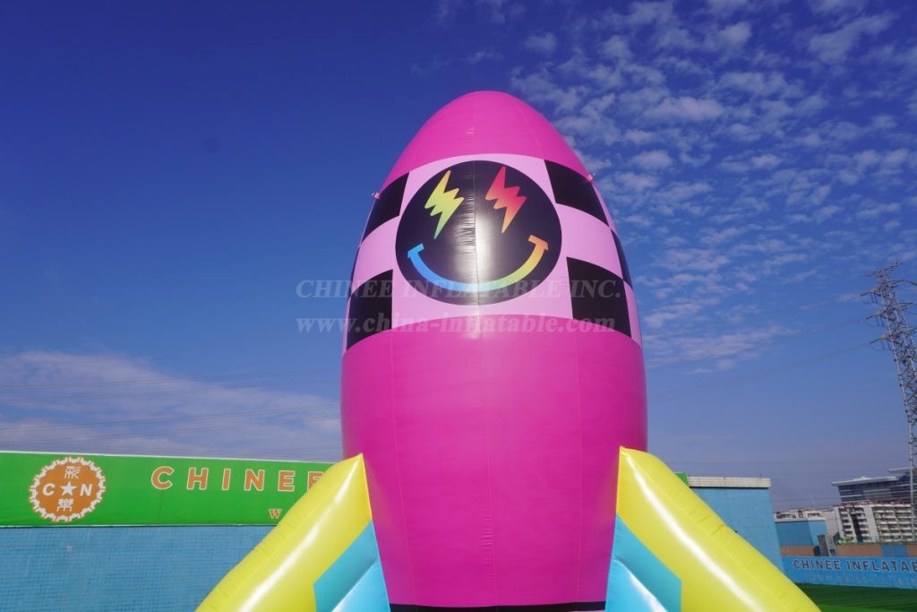 S4-202B Colorful Rocket Inflatable Rocket