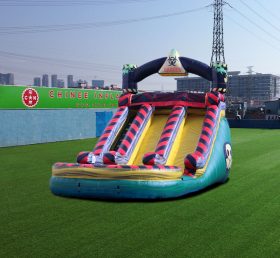 T8-4085 Toboggan aquatique double danger de 15 pieds