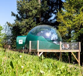 Tent1-5001 Tente à bulles vertes