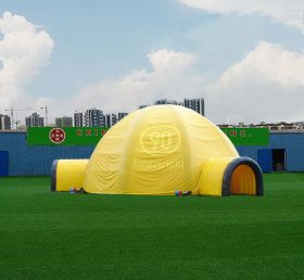 Tent1-4399 Dôme gonflable jaune