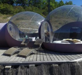 Tent1-5027 Tente à bulles violettes