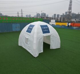 Tent1-4563 Tente à dôme d'araignée blanche pure