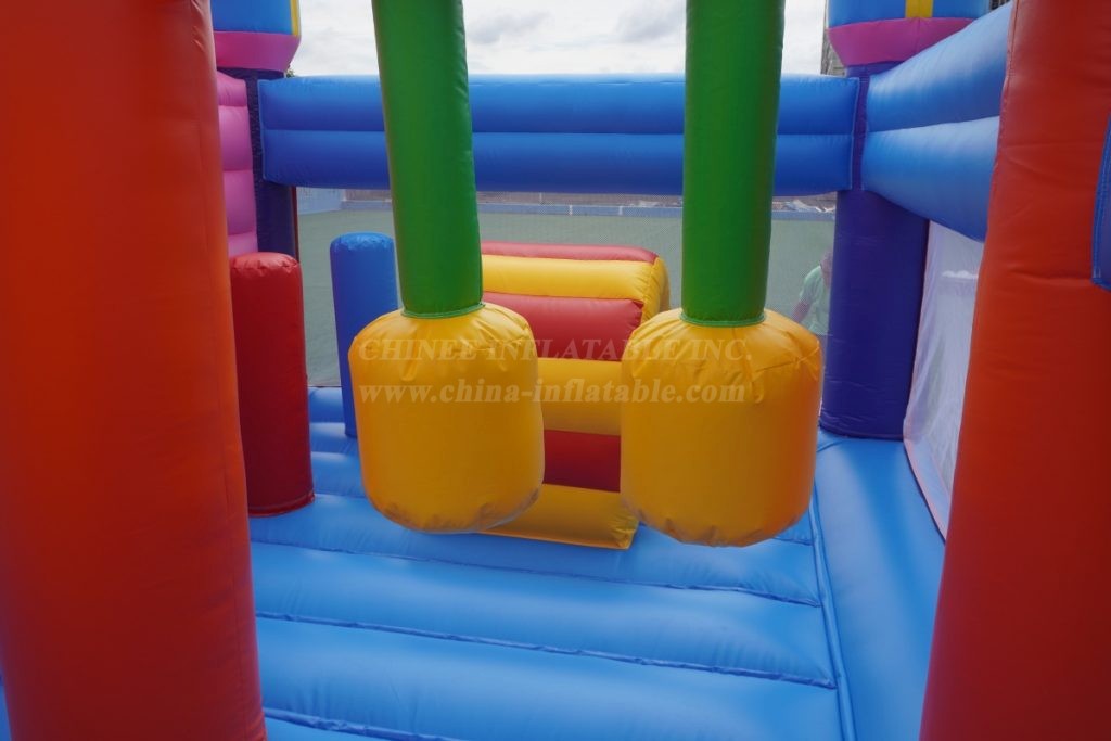 T2-4093B Custom Bouncy Castle With Slide