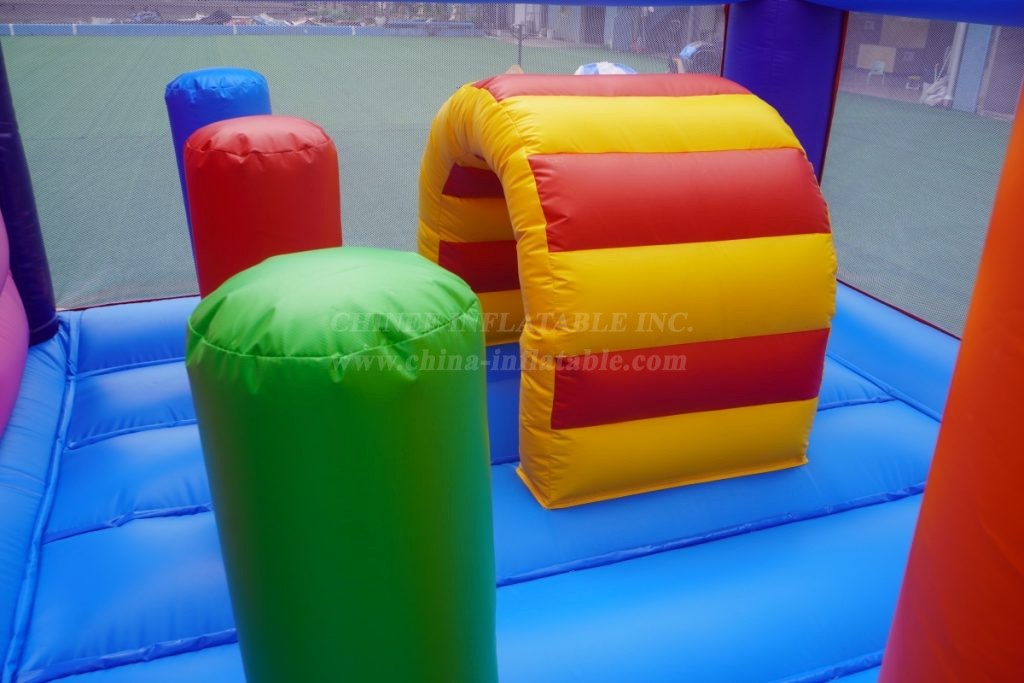 T2-4093B Custom Bouncy Castle With Slide