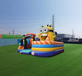 T6-860 Aire de jeux gonflable à obstacles Minions