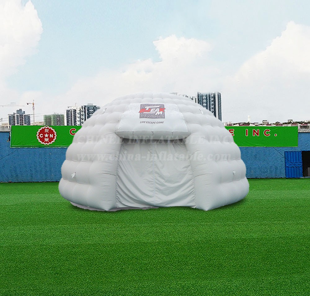 Tent1-4575 White Giant Inflatable Dome