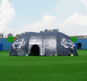 Tent1-4602 Grande tente à dôme mobile personnalisée noire