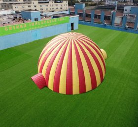 Tent1-4682 Grande tente à dôme de fête avec tunnel