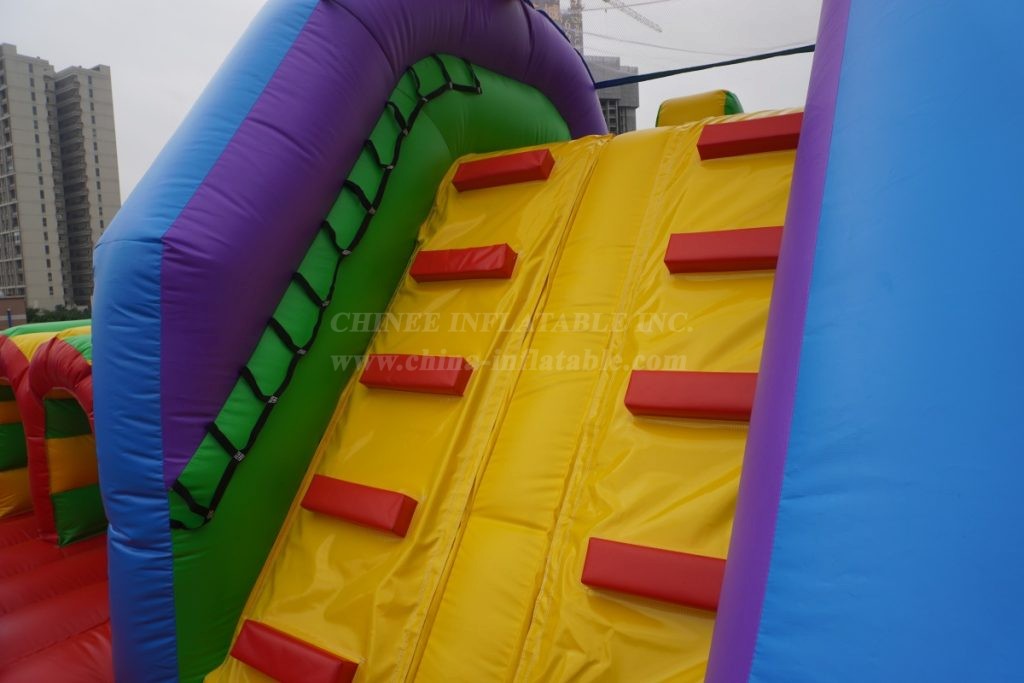 T2-6008 Inflatable Slide With Obstacles