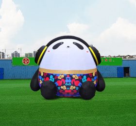 S4-619 Grand modèle gonflable de dessin animé Panda pour la décoration événementielle