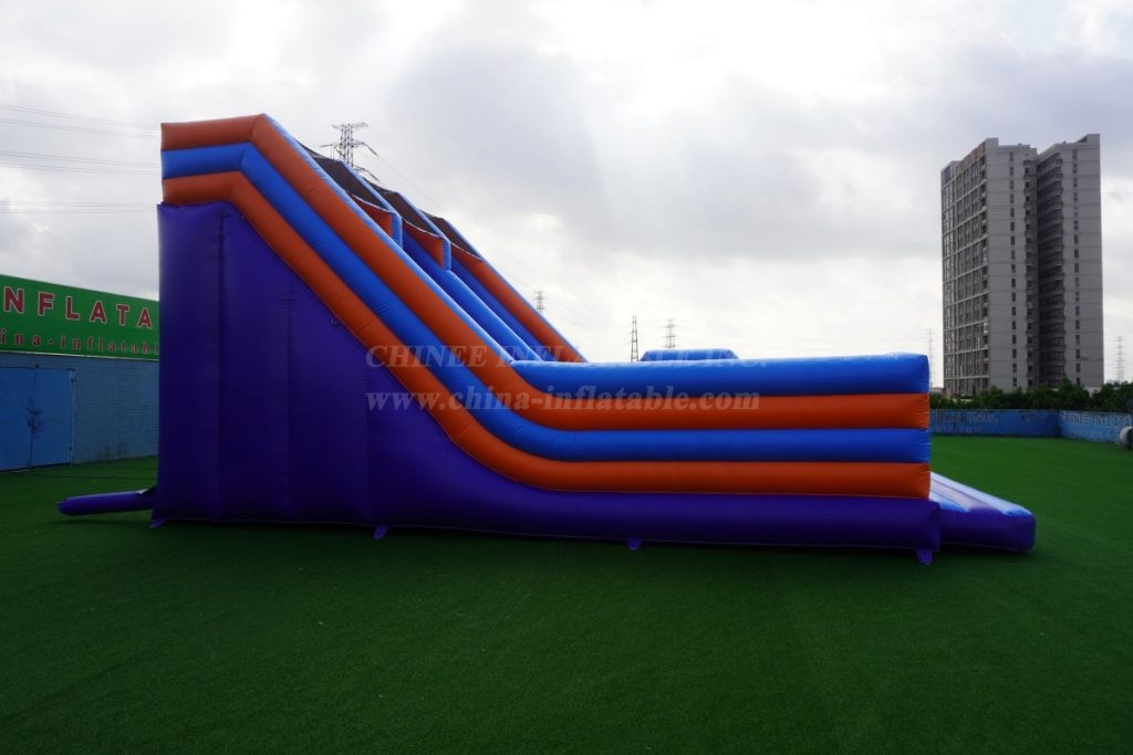 T8-1543 Dual Lane Inflatable Slide & Obstacle Course