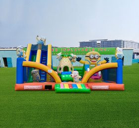 T6-1128 Aire de jeux gonflable des Minions