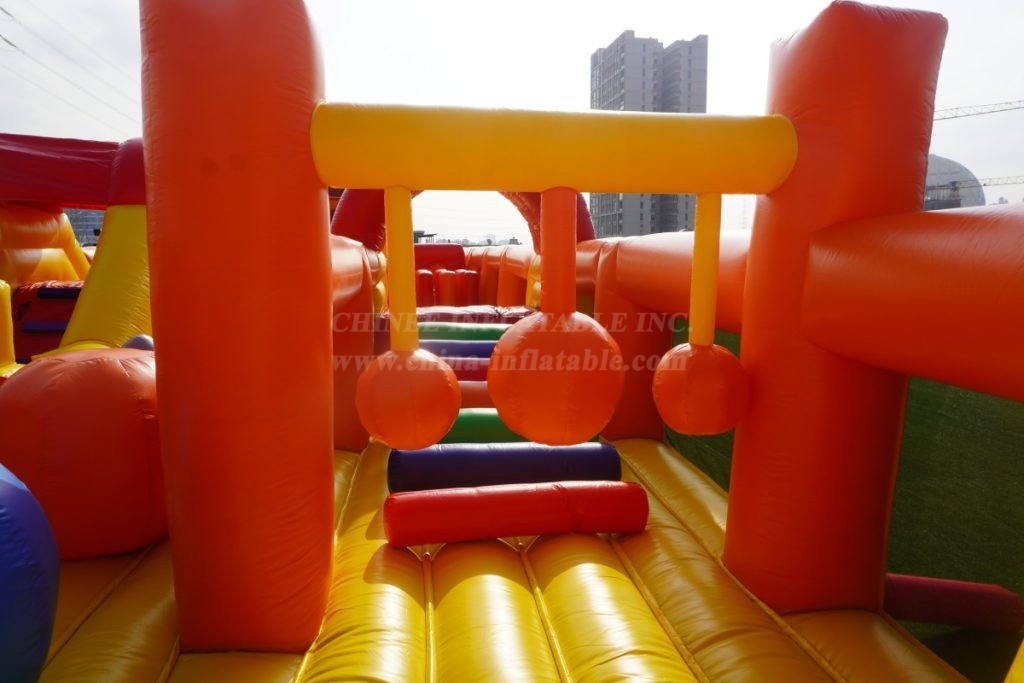 GF2-087 200m² Giant Inflatable Obstacle Course Park