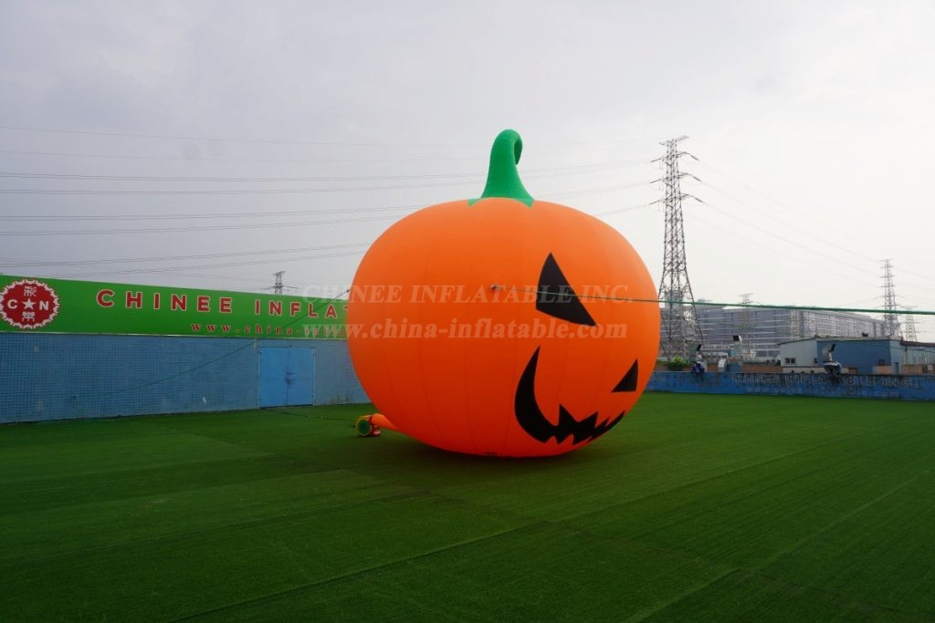 S4-814 Halloween inflatable pumpkin decoration with LED lights