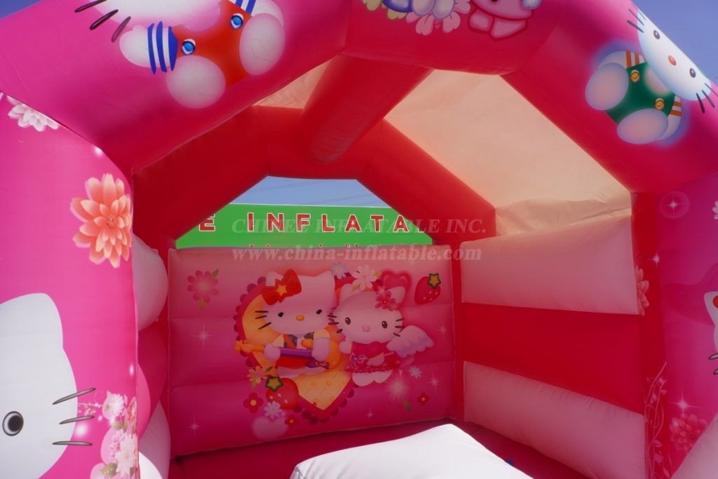 T2-1054C Hello Kitty Bouncy Castle With Slide