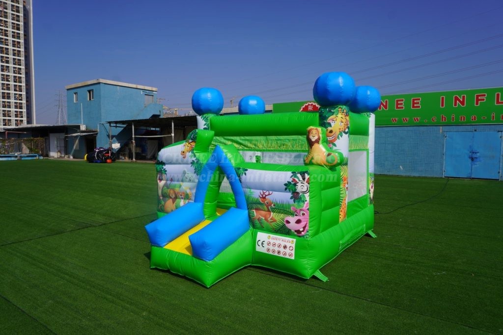 T2-009D Jungle Theme Bounce House