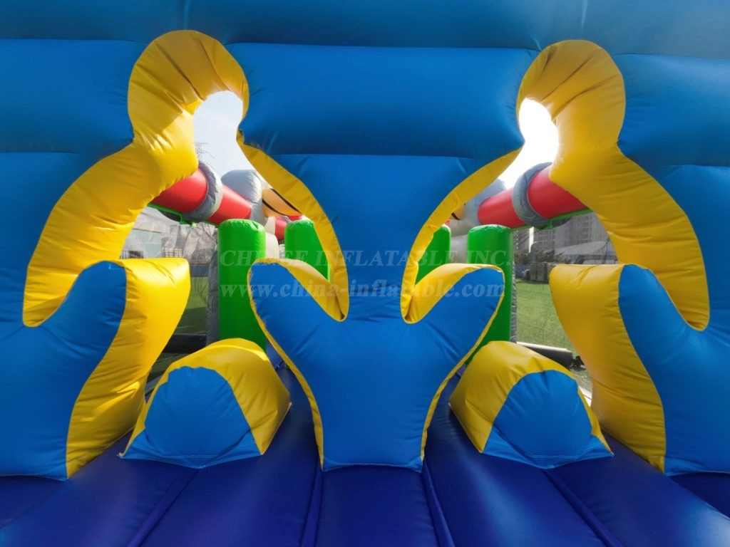 T7-1373 Toxic Inflatable Obstacle Course