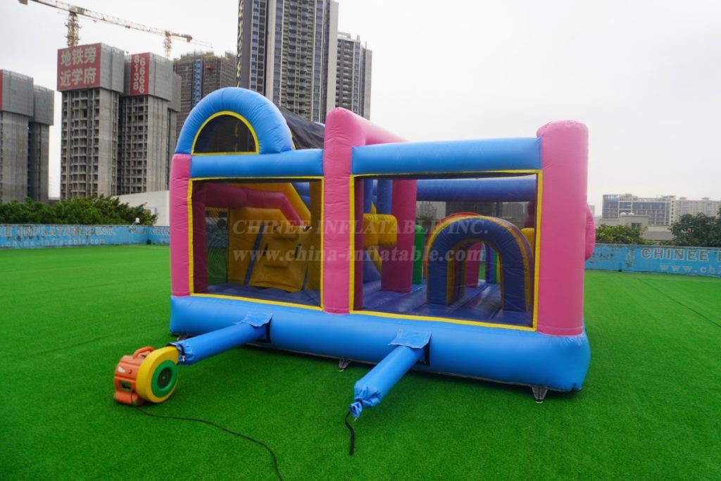 T2-8109 Unicorn Theme Bouncy Castle With Slide