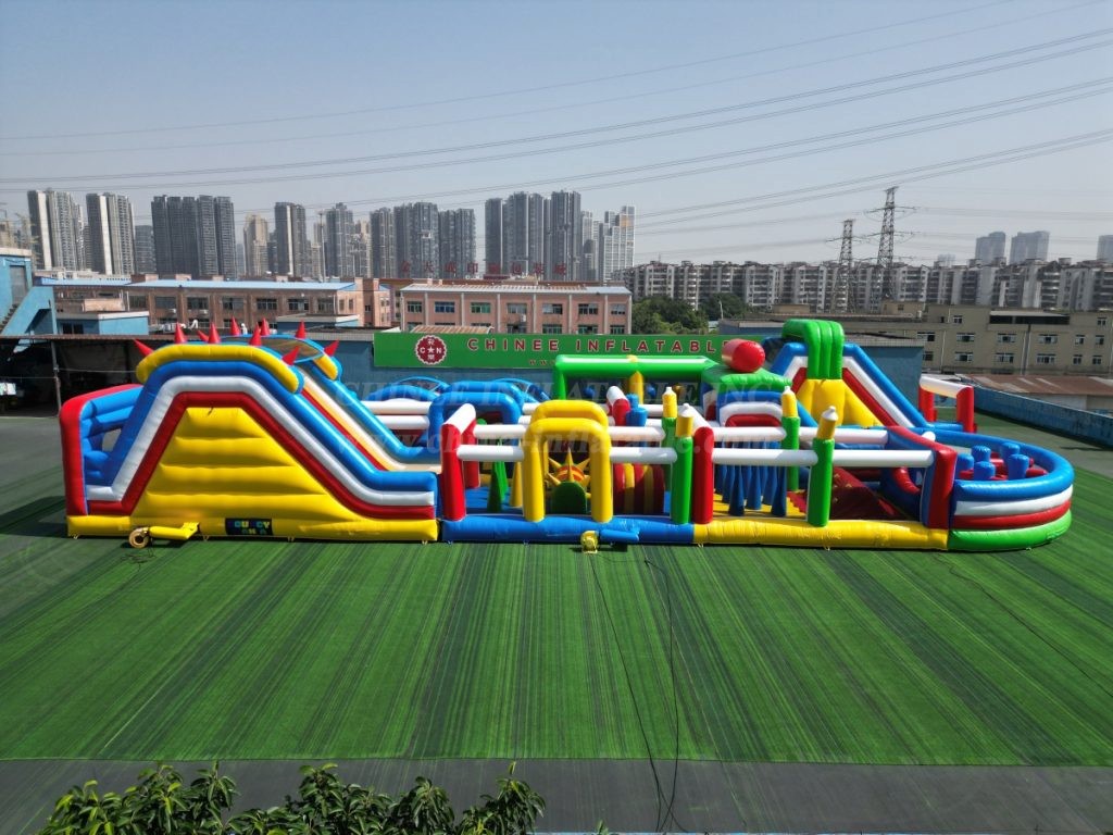 T7-1814C Colorful Inflatable Obstacle Course