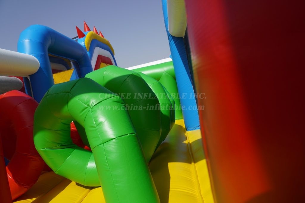 T7-1814C Colorful Inflatable Obstacle Course