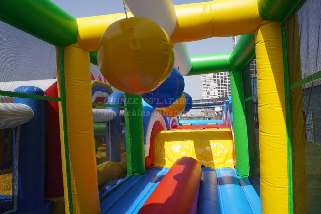 T7-1814C Colorful Inflatable Obstacle Course