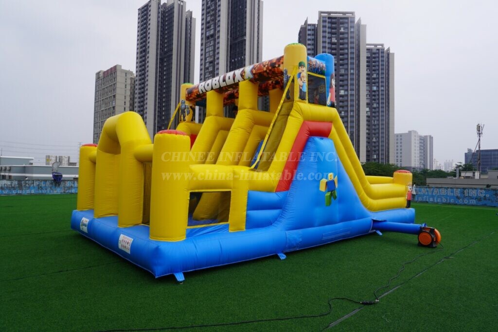 T8-8051 Roblox Inflatable Dry Slide