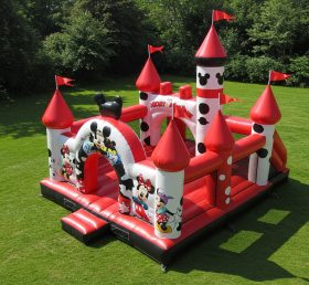 T2-8492 Mickey & Minnie Inflatable Castl...