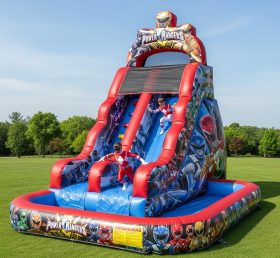 T8-8517 Power Rangers Theme Inflatable W...