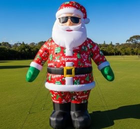 C1-422 Inflatable Santa Claus wearing tr...