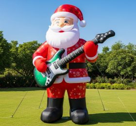 C1-557 Inflatable Santa Claus holding an...