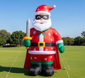 C1-586 Zorro-shaped inflatable Santa Cla...